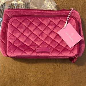 Vera Bradley Majestic Magenta Quilted Cosmetic Bag